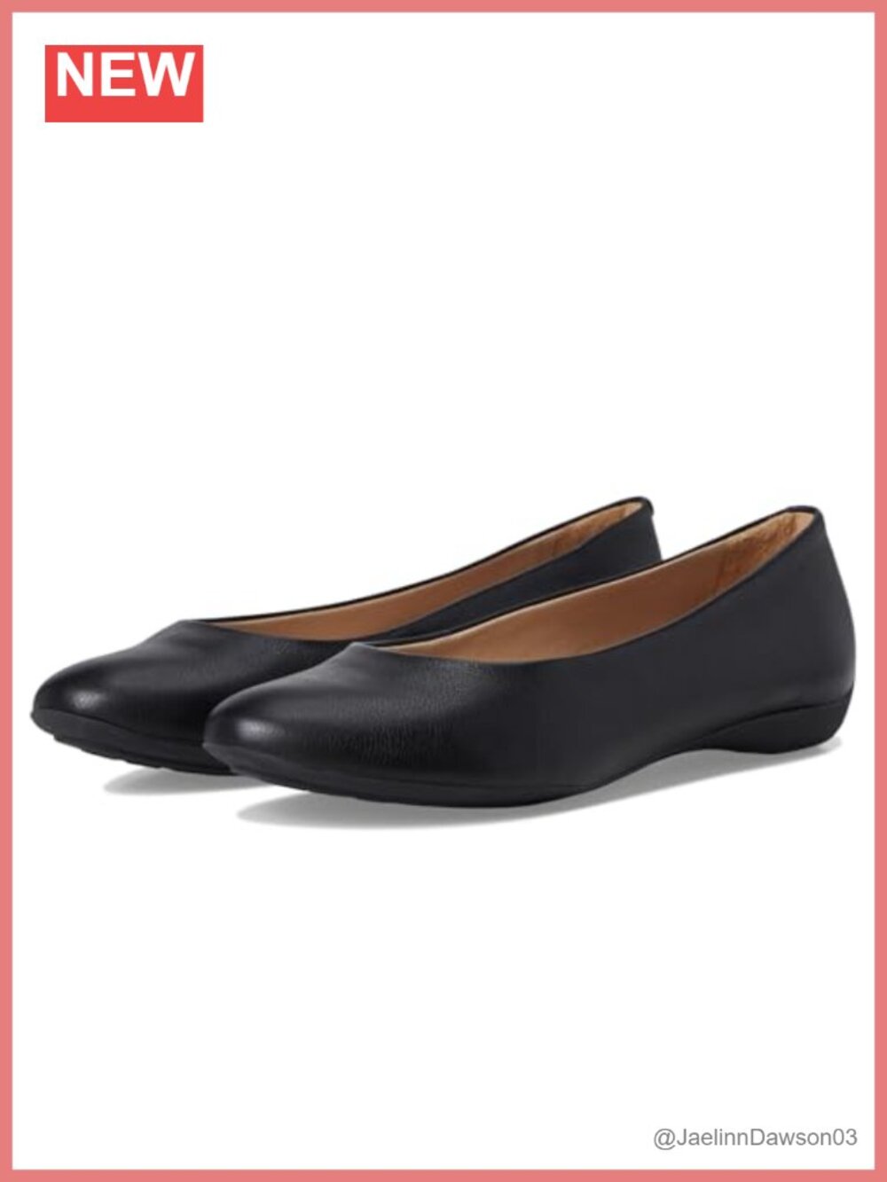 Genuine Leather Comfort Slip on Ballet Flats